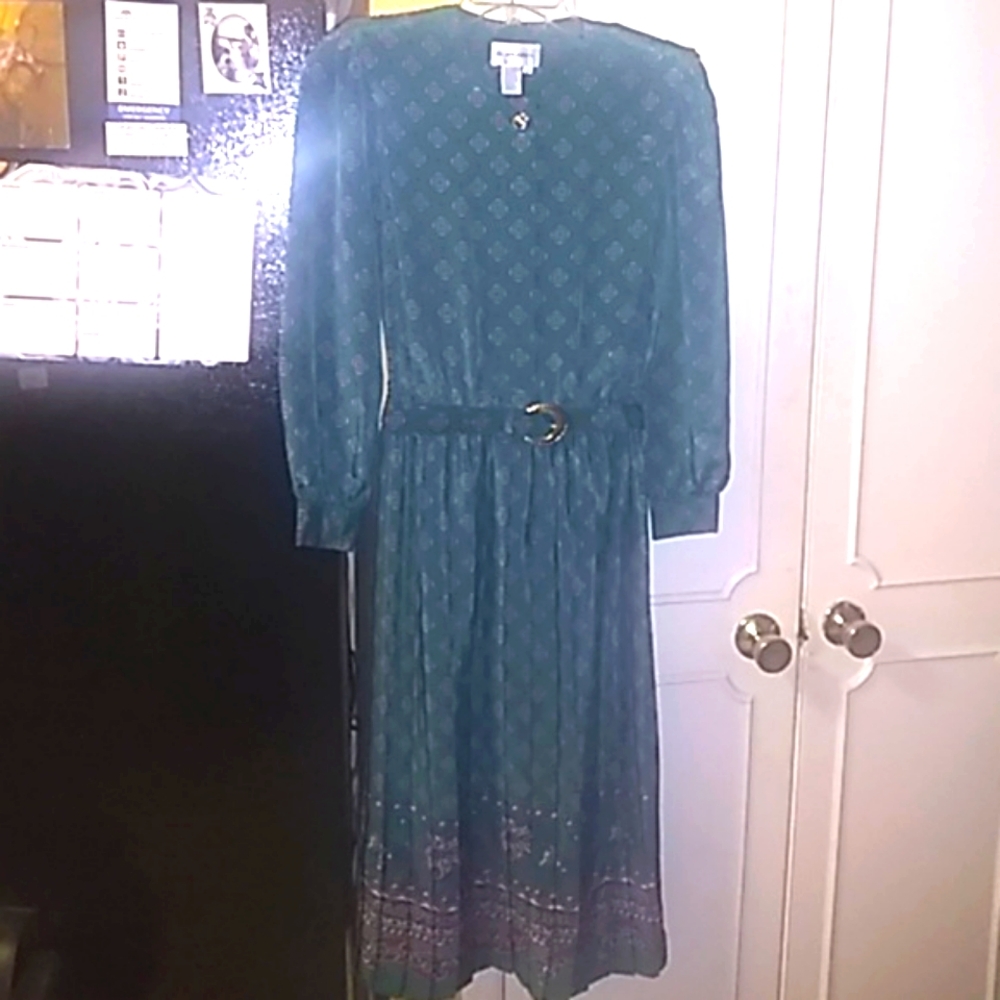 Silky Print Dress